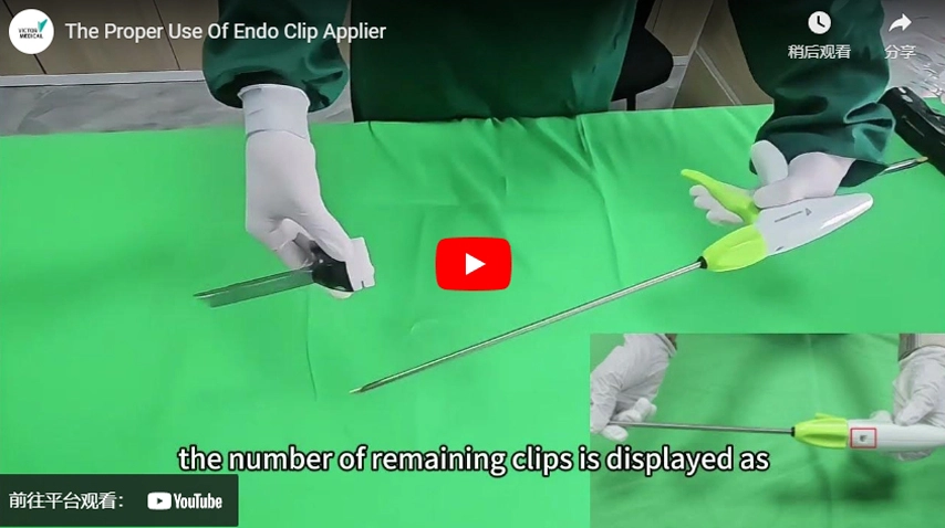 The proper Operation of Endo Clip Applier